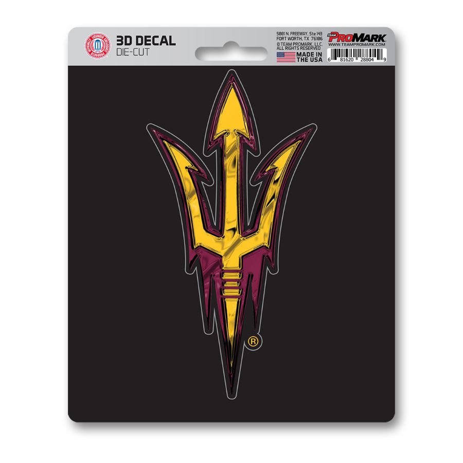 Arizona State University Sun Devils - Vinyl 3D Sticker at Sticker Shoppe