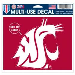 Washington State University Cougars - 4.5x5.75 Die Cut Multi Use Ultra Decal