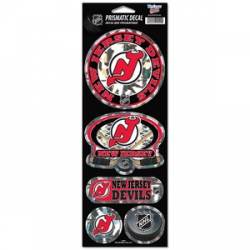 3ct NHL New Jersey Devils Automotive Decal Stickers 6.25”