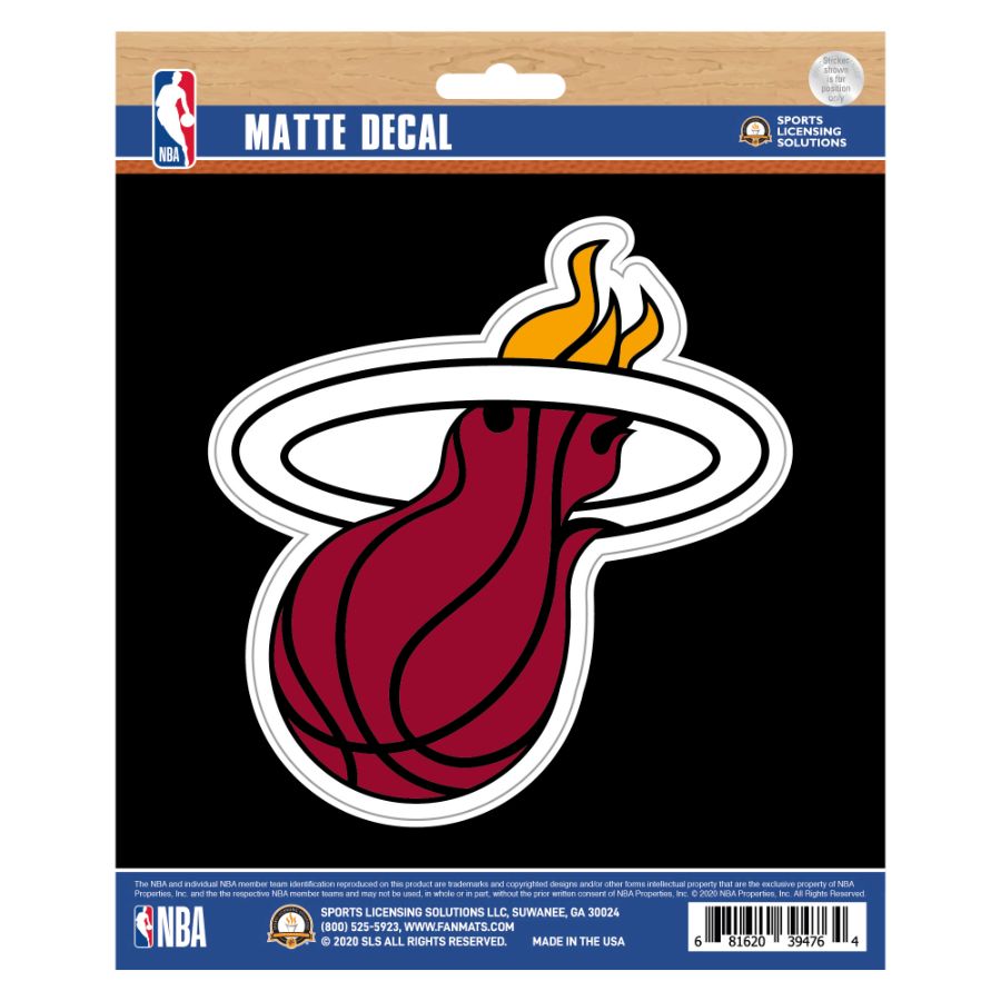Miami Heat - Vinyl Matte Sticker
