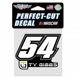Ty Gibbs #54 - 4x4 Die Cut Decal