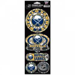 Buffalo Sabres goat head Reusable Static Cling Window Decal