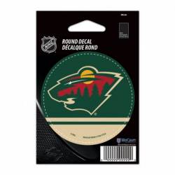 Minnesota Wild - 3x3 Round Vinyl Sticker