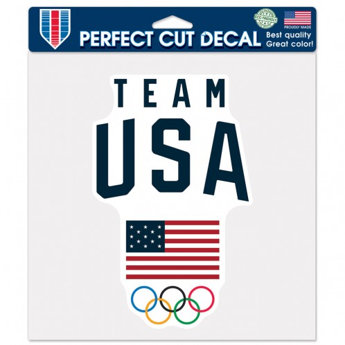 US Olympics Team USA US Shield PVC Magnet on Backer Card 