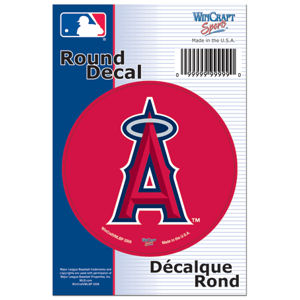Los Angeles Angels of Anaheim - 3x3 Round Vinyl Sticker at Sticker Shoppe