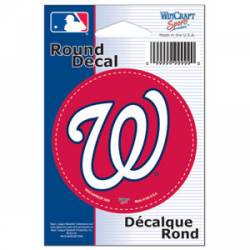 Washington Nationals - 3x3 Round Vinyl Sticker