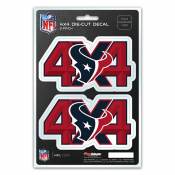 Houston Texans 4x4 Off Road - Set of 2 Sticker Sheet