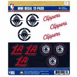 Los Angeles Clippers 2024 Logo - Set Of 12 Sticker Sheet
