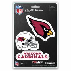 Arizona Cardinals Team Logo - Set Of 3 Sticker Sheet