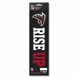 Atlanta Falcons Rise Up Slogan & Logo - Set Of 2 Vinyl Stickers