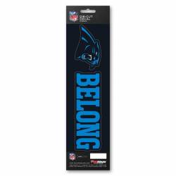 Carolina Panthers Belong Slogan & Logo - Set Of 2 Vinyl Stickers