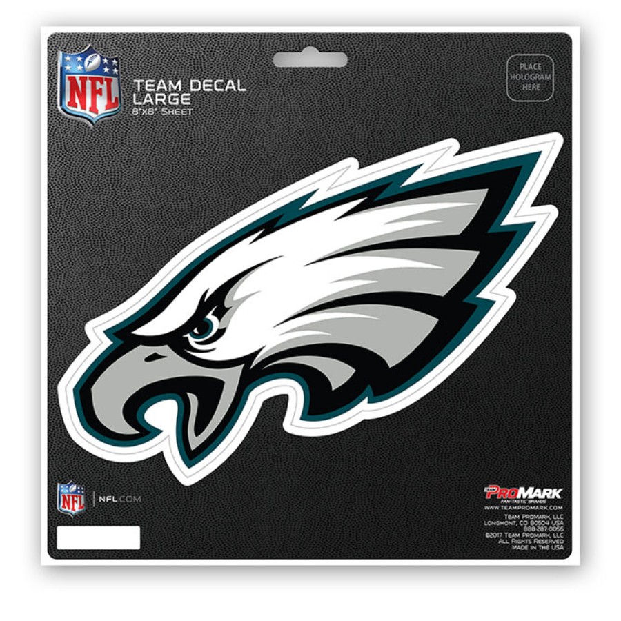 Philadelphia Eagles Logo 8x8 Vinyl Sticker at Sticker Shoppe