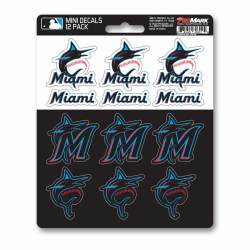 Miami Marlins - Set Of 12 Sticker Sheet