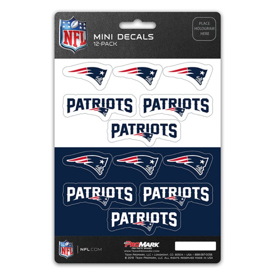New England Patriots - Set Of 12 Sticker Sheet