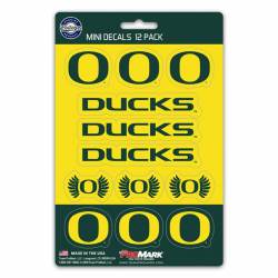 University Of Oregon Ducks - Set Of 12 Sticker Sheet