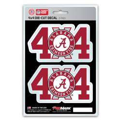 University of Alabama Crimson Tide 4x4 Off Road - Set of 2 Sticker Sheet