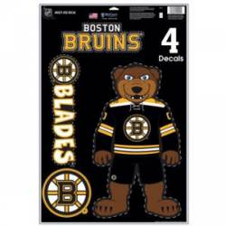 NHL Boston Bruins Logo Decal Sticker with Bear – Decalfly