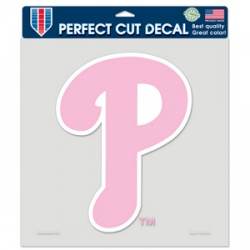 Philadelphia Phillies Pink - 8x8 Full Color Die Cut Decal