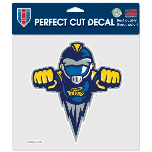 University Of Toledo Rockets - 8x8 Full Color Die Cut Decal