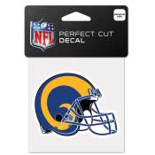 Los Angeles Rams Retro Helmet - 4x4 Die Cut Decal