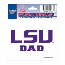 Louisiana State University LSU Tigers Dad - 3x4 Ultra Decal