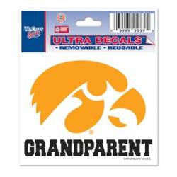 University Of Iowa Hawkeyes Grandparent - 3x4 Ultra Decal