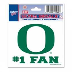 University Of Oregon Ducks #1 Fan - 3x4 Ultra Decal