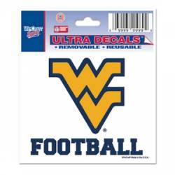 West Virginia University Mountaineers Football - 3x4 Ultra Decal