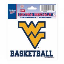 West Virginia University Mountaineers Basketball - 3x4 Ultra Decal