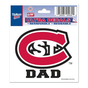 St Cloud State University Huskies Dad - 3x4 Ultra Decal