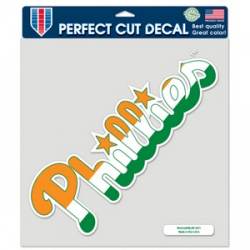 Philadelphia Phillies Irish - 8x8 Full Color Die Cut Decal