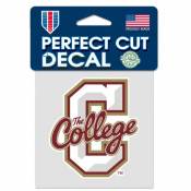 College Of Charleston Cougars The College Logo - 4x4 Die Cut Decal