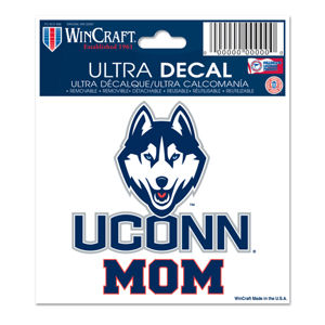 University Of Connecticut UCONN Huskies Mom - 3x4 Ultra Decal