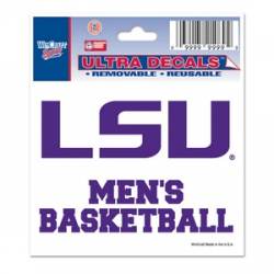 Louisiana State University LSU Tigers Men's Basketball - 3x4 Ultra Decal