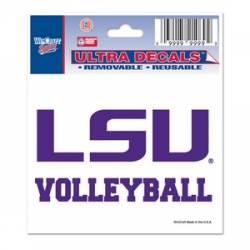 Louisiana State University LSU Tigers Volleyball - 3x4 Ultra Decal