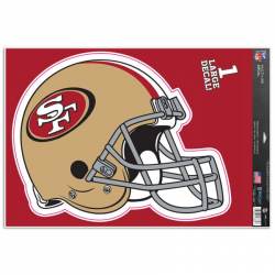 San Francisco 49ers 4X4 DIE CUT DECAL 2-PACK CAR HOME Free Shipping —  SidsGraphs