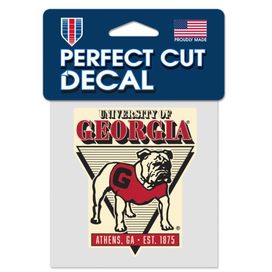 University Of Georgia Bulldogs Athens, GA EST 1875 - 4x4 Die Cut Decal