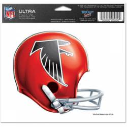 Atlanta Falcons Full Size FOOTBALL HELMET DECALS WITH BUMPERS 