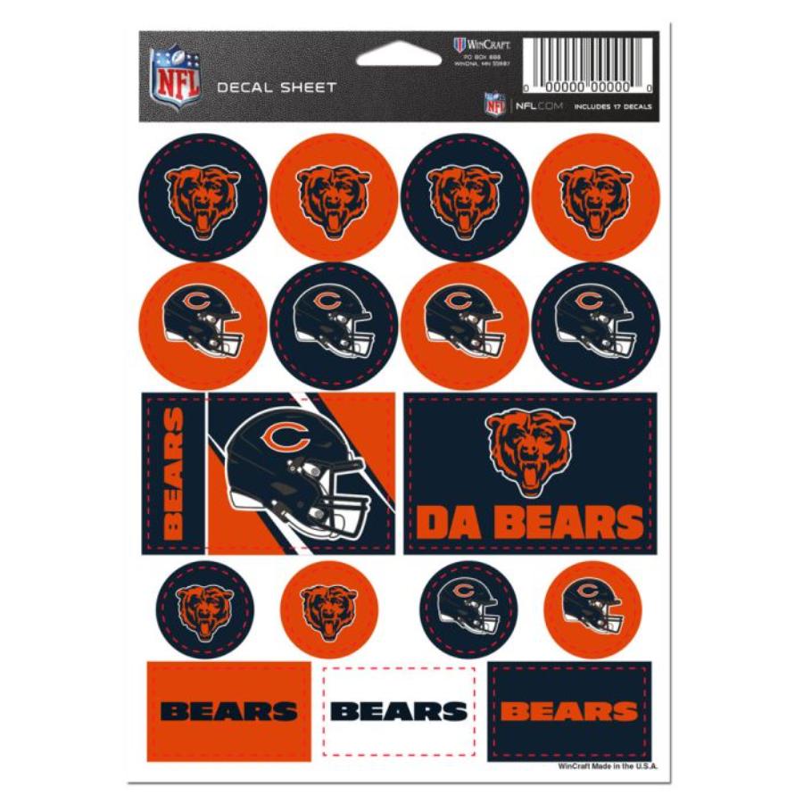 Chicago Bears - 5x7 Sticker Sheet