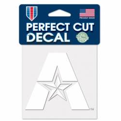 University Of Texas At Arlington Mavericks - 4x4 White Die Cut Decal