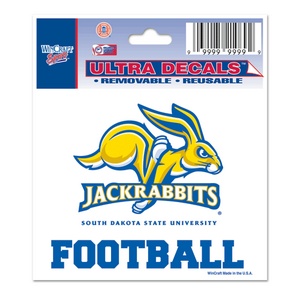 South Dakota State University Jackrabbits Football - 3x4 Ultra Decal at