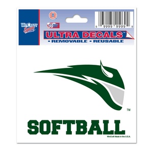 Portland State University Vikings Softball - 3x4 Ultra Decal