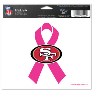 san francisco 49ers breast cancer awareness