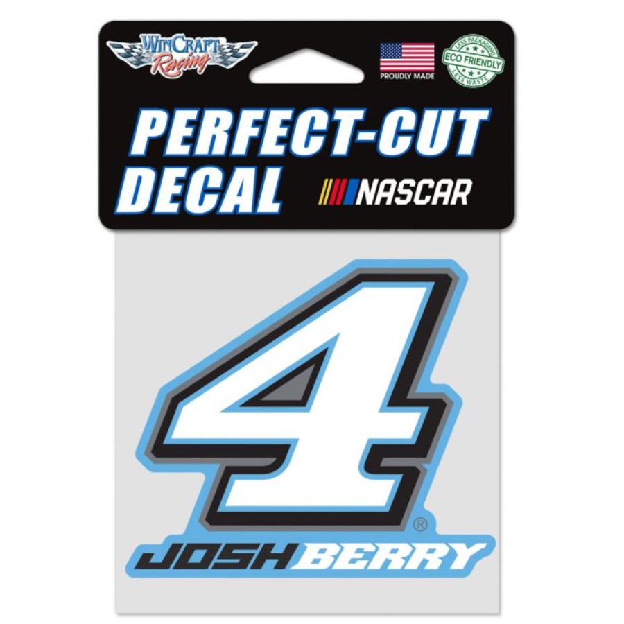 Josh Berry #4 - 4x4 Die Cut Decal