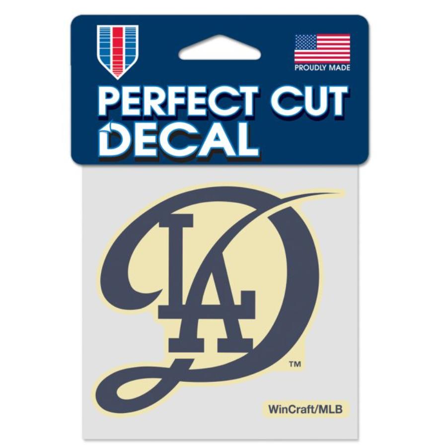 Los Angeles Dodgers City Connect Logo - 4x4 Die Cut Decal at