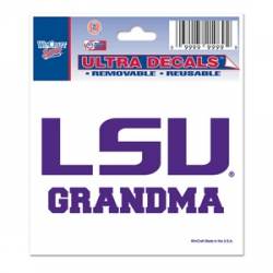 Louisiana State University LSU Tigers Grandma - 3x4 Ultra Decal