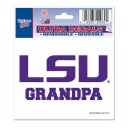 Louisiana State University LSU Tigers Grandpa - 3x4 Ultra Decal