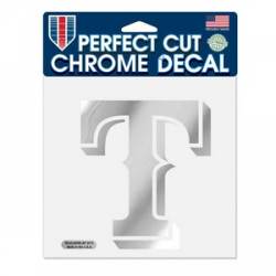 Texas Rangers - 6x6 Chrome Die Cut Decal