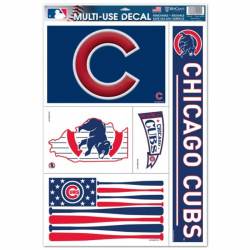 Chicago Cubs - Set of 5 Ultra Decals