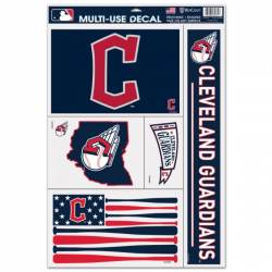 Cleveland Guardians - Set Of 5 Ultra Decals